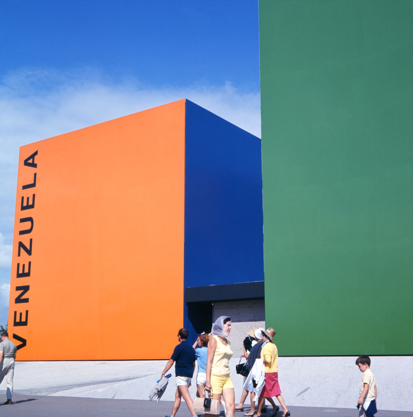 Partial view of the Venezuelan Pavilion, Expo 67, Montréal, Québec