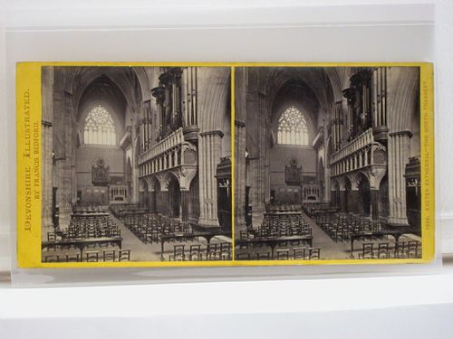 Devonshire Illustrated. Exeter Cathedral - the North Transept