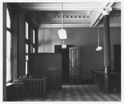 View of auditor's office, first floor, Old City Hall, Boston, Massachusetts, United States