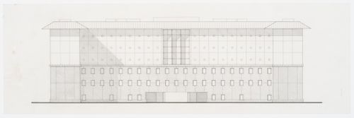 Science Library, University of California at Irvine, California: elevation 
