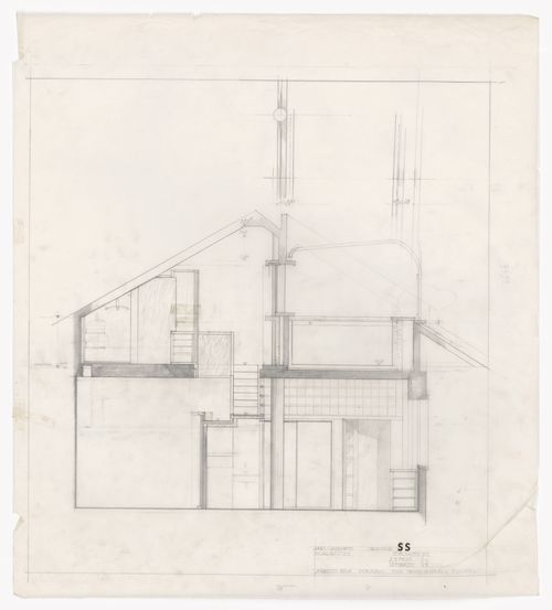 Section for Appartamento Grossetti, Milan, Italy