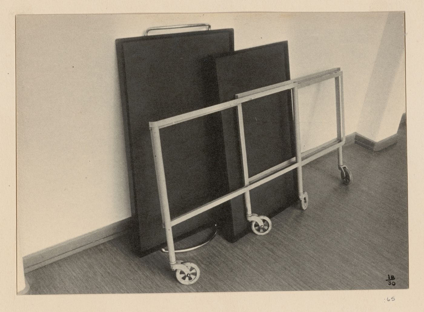 View of a disassembled tea wagon, Budge Foundation Old People's Home, Frankfurt am Main, Germany