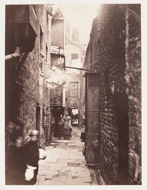 View of Close No. 37, High Street, Glasgow, Scotland