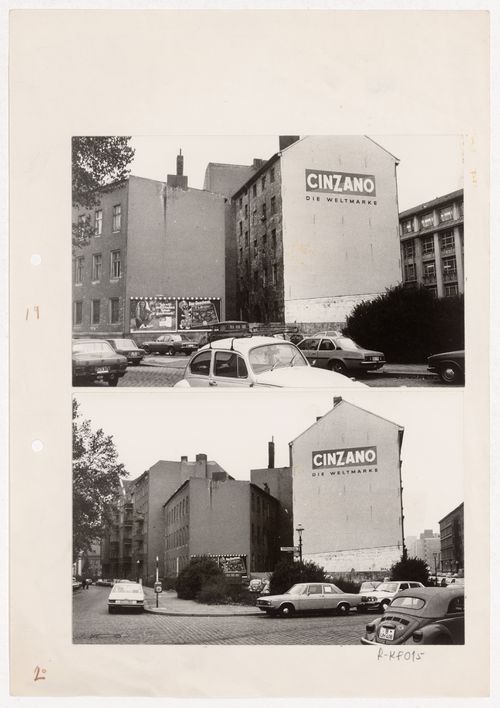 View of project site for Blocke 70 und 89, Kreuzberg, Fränkelufer, Berlin, Germany