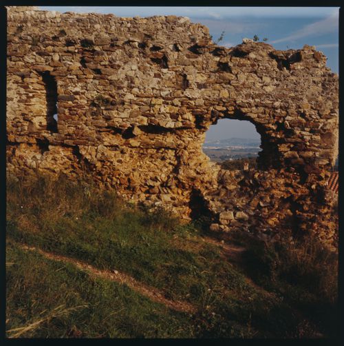 View seen through a ruin, France