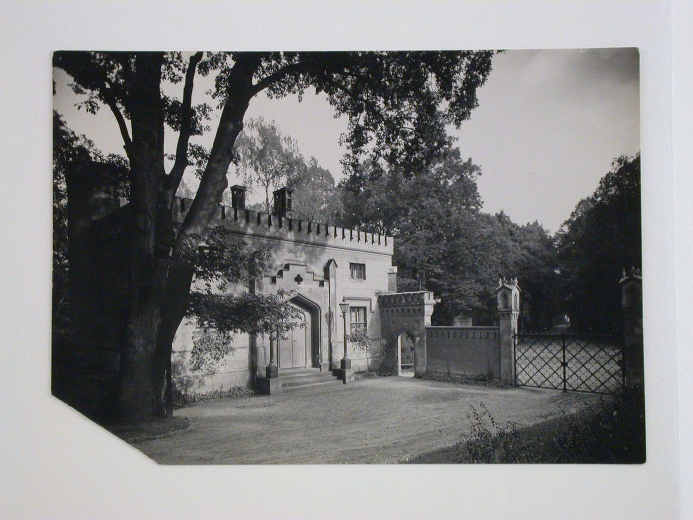 View of the park gate of Klein-Glienicke, Berlin, Germany