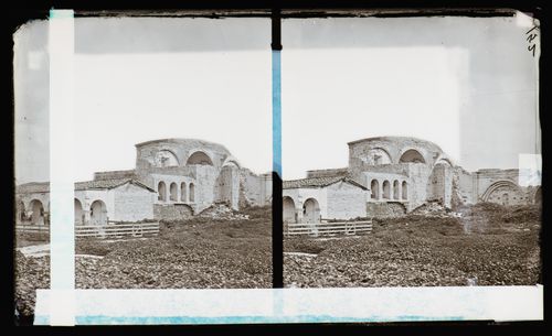 Stereograph of Mission San Juan Capistrano, California, United States of America