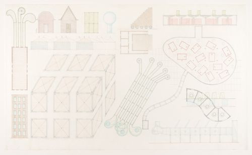 Hotel, Retired Actor's Place, Row Houses, Apartment House, Market, Carpenter's Place, Mason's Place, Fabricator's Place, Farm Hospital and Farm Cemetery