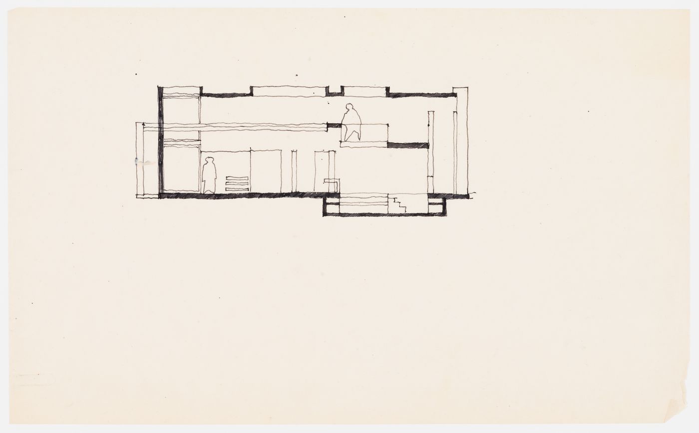 House I (Barenholtz Pavilion), Princeton, New Jersey, United States: section