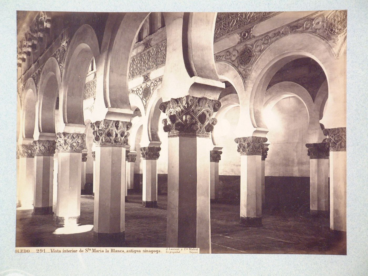 Toledo, Vista interior de Sta. Maria la Blanca