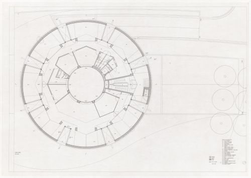 Fourth floor plan for Centro Meteorológico da Villa Olimpica, Barcelona, Spain
