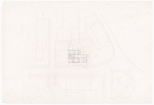 Site plan for Casa Miggiano, Otranto, Italy