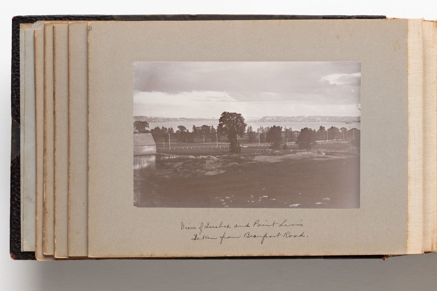 View of Quebec City and Levis taken from Beauport (now Quebec City), Quebec, Canada
