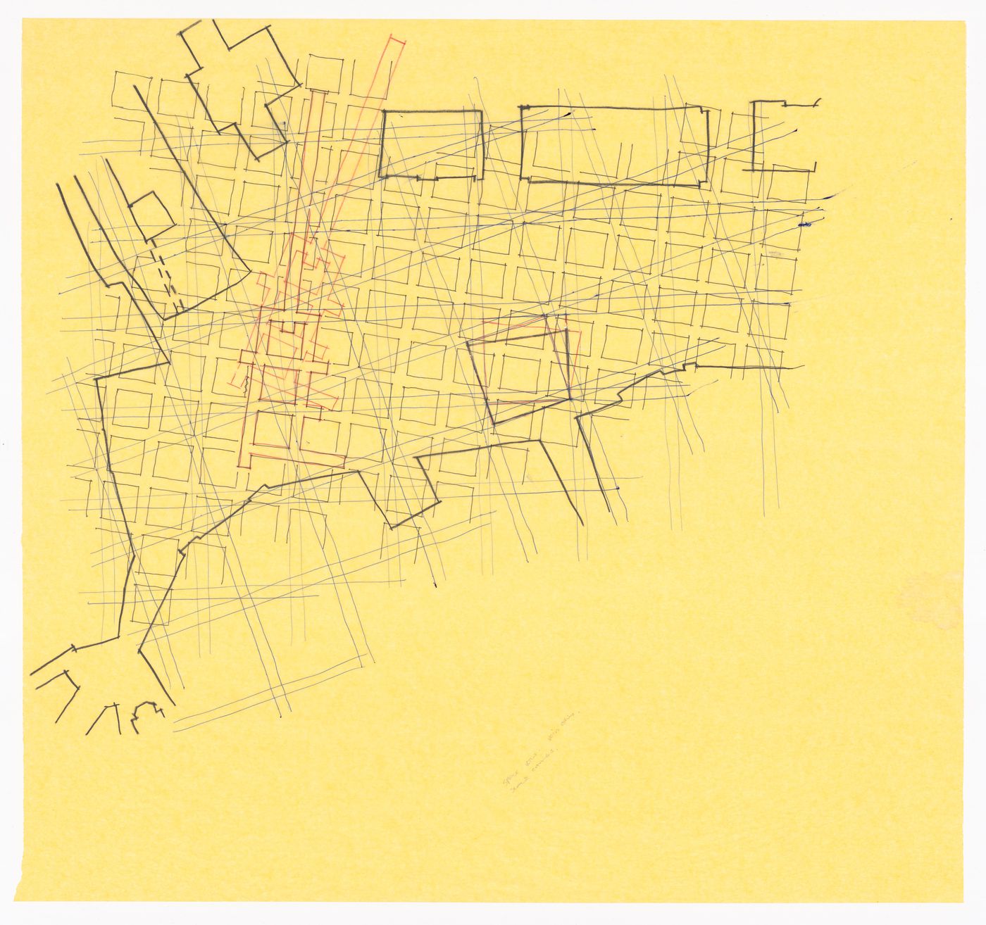 Sketch for Piazza Matteotti
