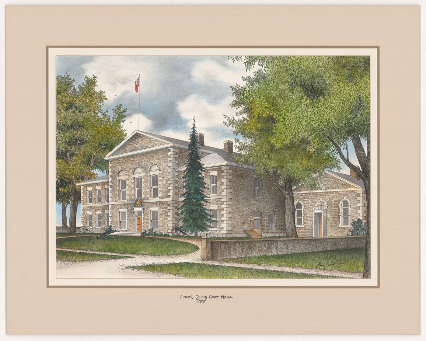 Lanark County Court House, Perth, from Court Houses in Ontario
