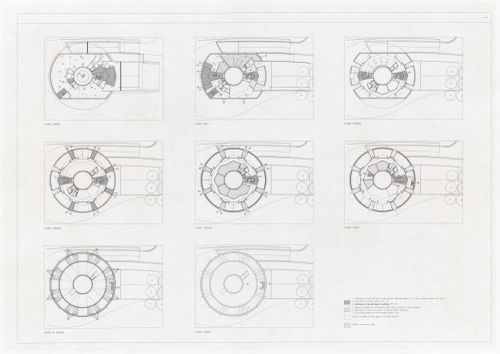Plans for Centro Meteorológico da Villa Olimpica, Barcelona, Spain