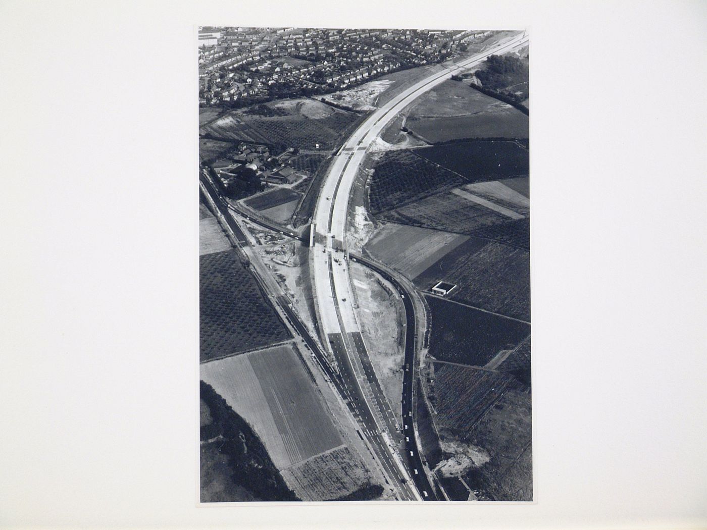 Aerial view of the Swanley Bypass, England