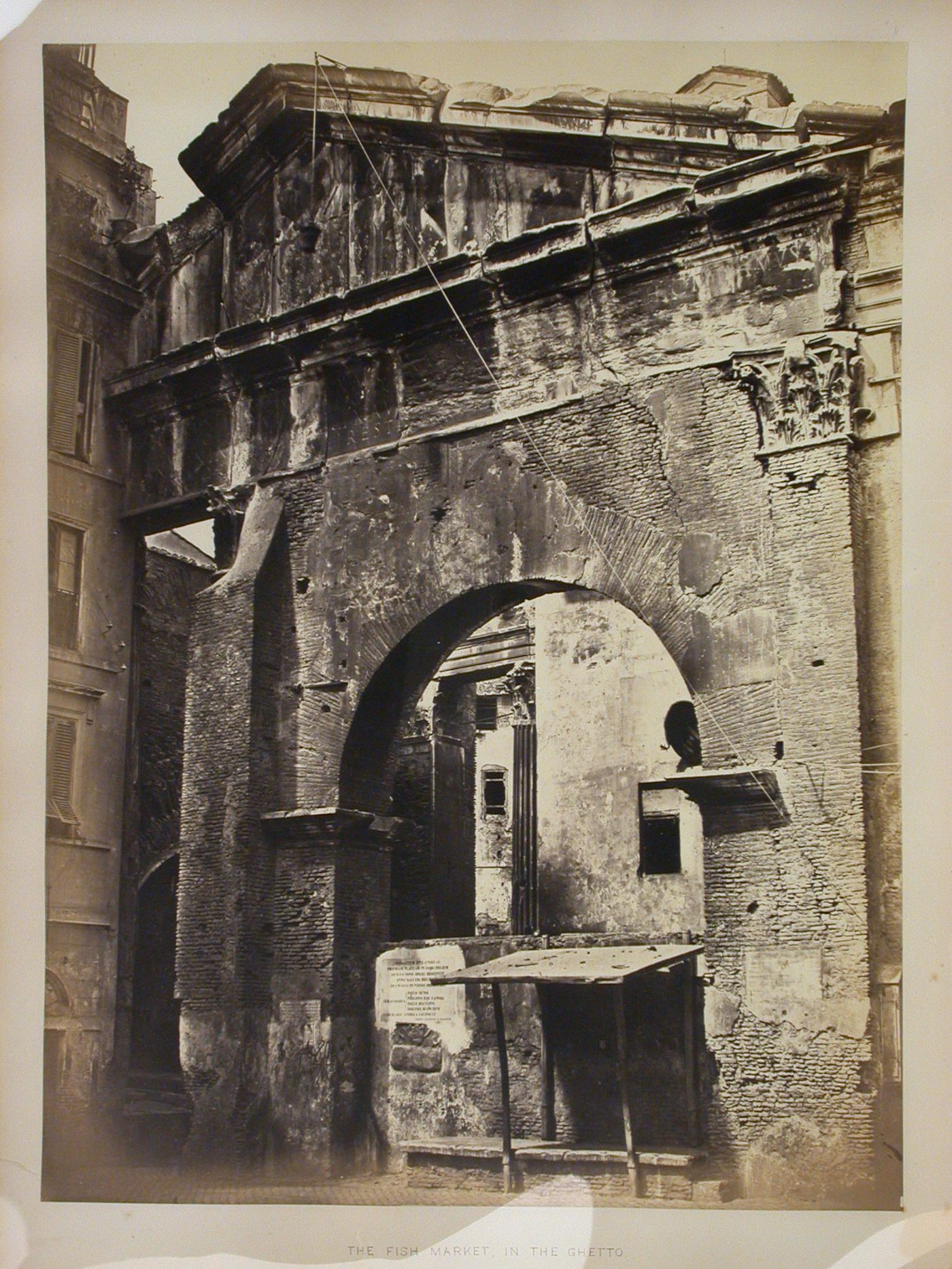 The fish market, in the ghetto