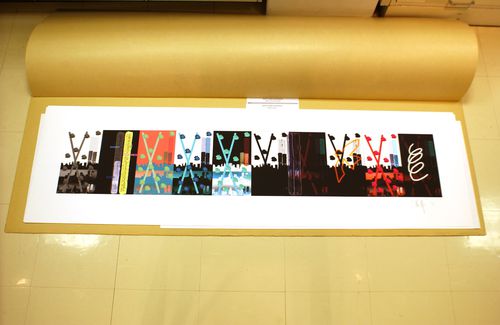 Project of mural exterior for the Ontario College of Art and Design addition (OCAD), Toronto