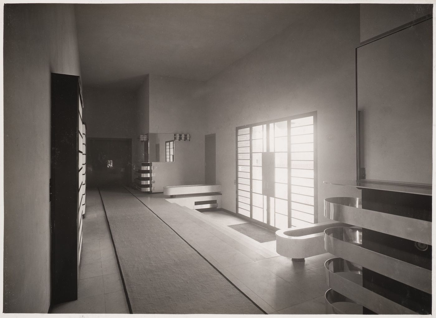 Vue du vestibule d'entrée, Villa Cavrois à Croix, France