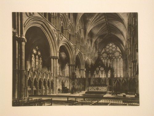 Lincoln Cathedral choir, Lincoln, England