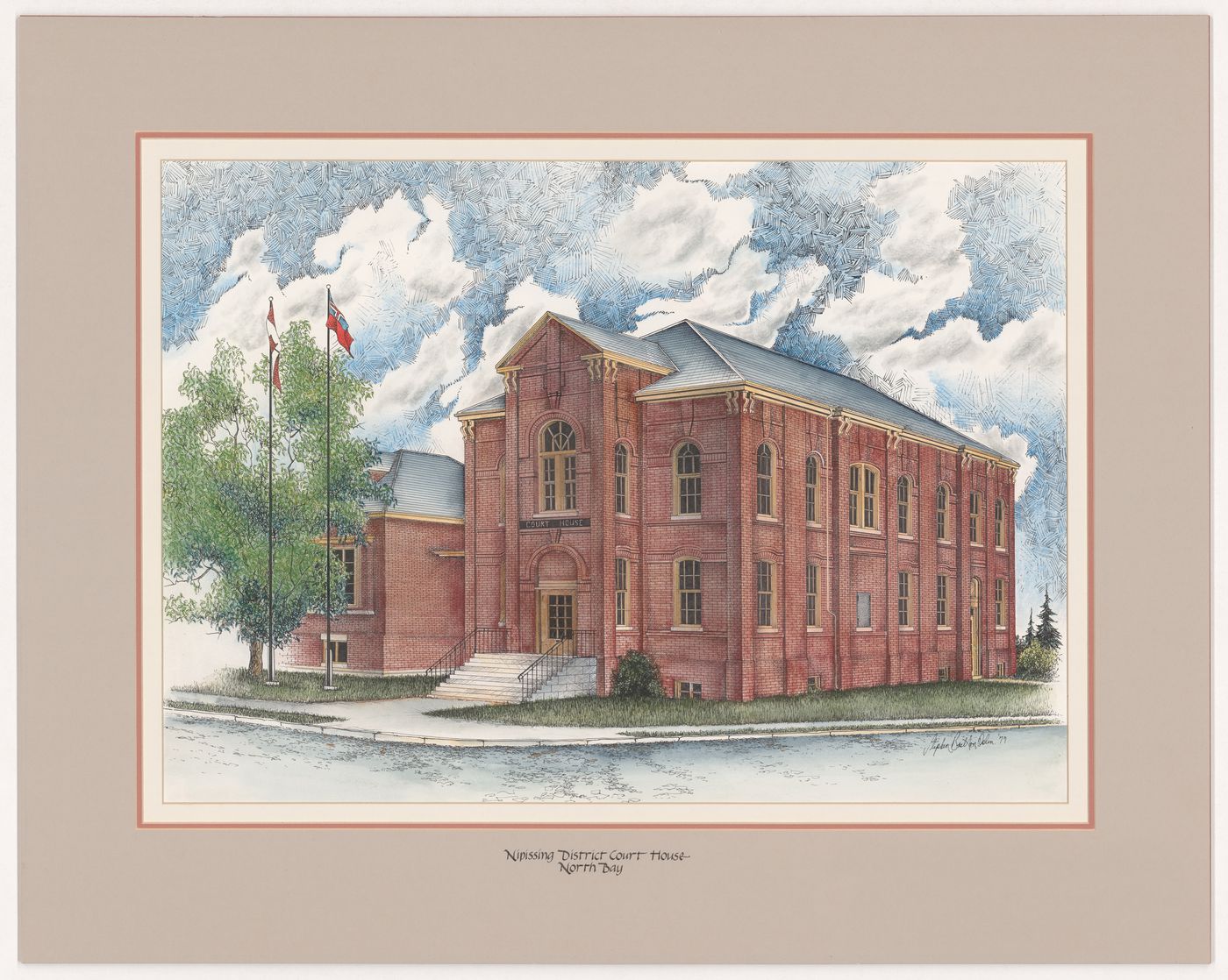 Nipissing District Court House, North Bay, from Court Houses in Ontario