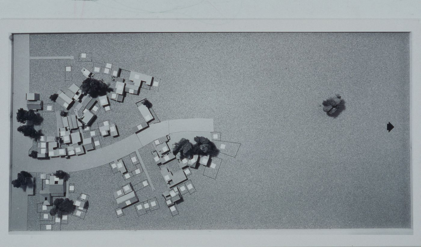 View of model showing housing plots development used for the Human Settlement Training Package "Package 6: The Self-Selection Process"