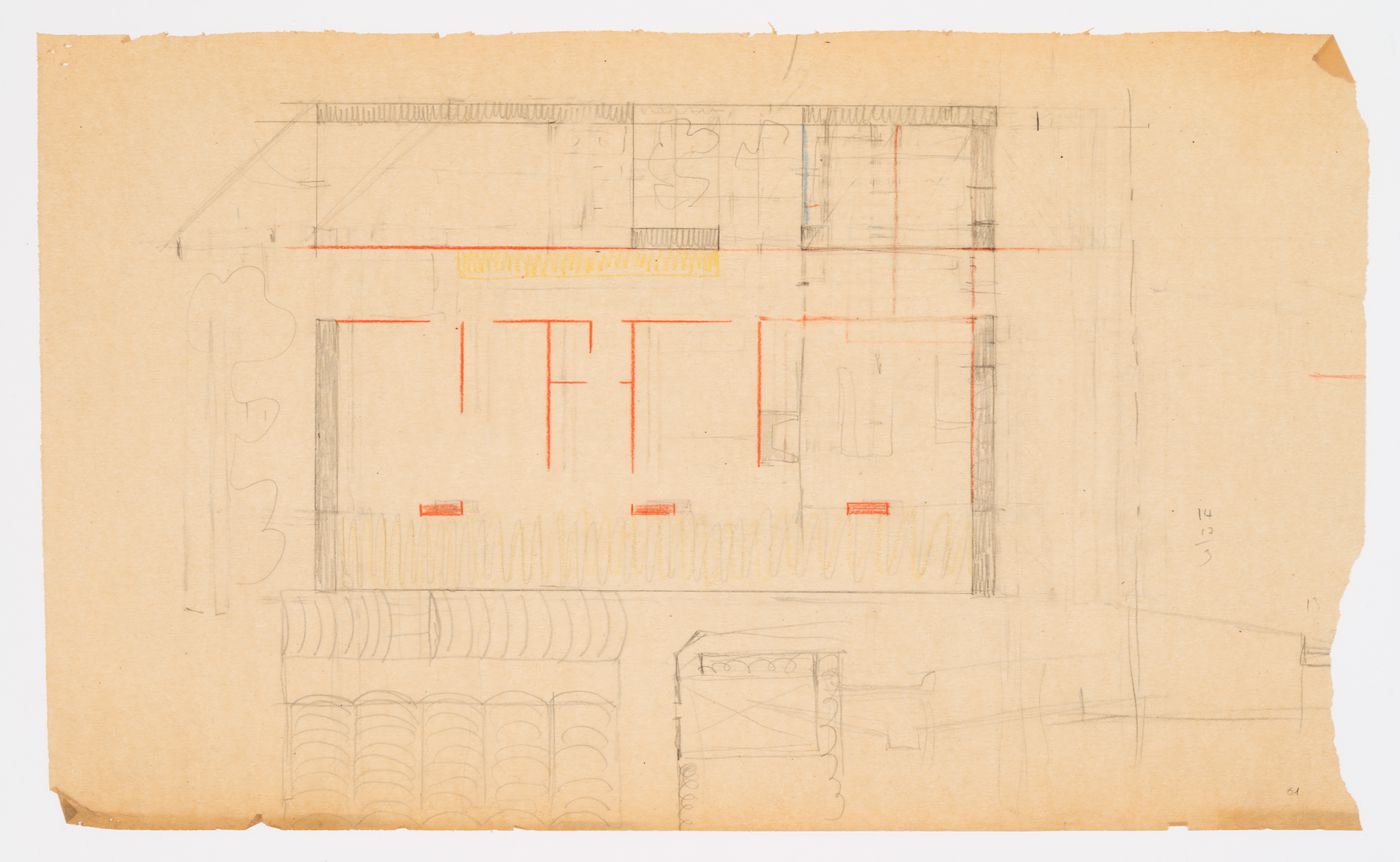 Croquis pour une Maison unifamilial à Chandigarh, Inde