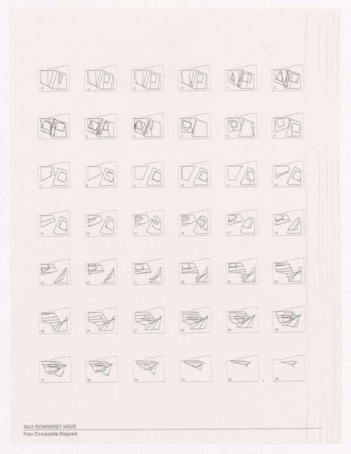 Plan composite diagram for Max Reinhardt Haus, Berlin