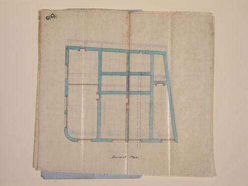 Spec.& improv. to bldgs. belonging to J.Molson - basement plan