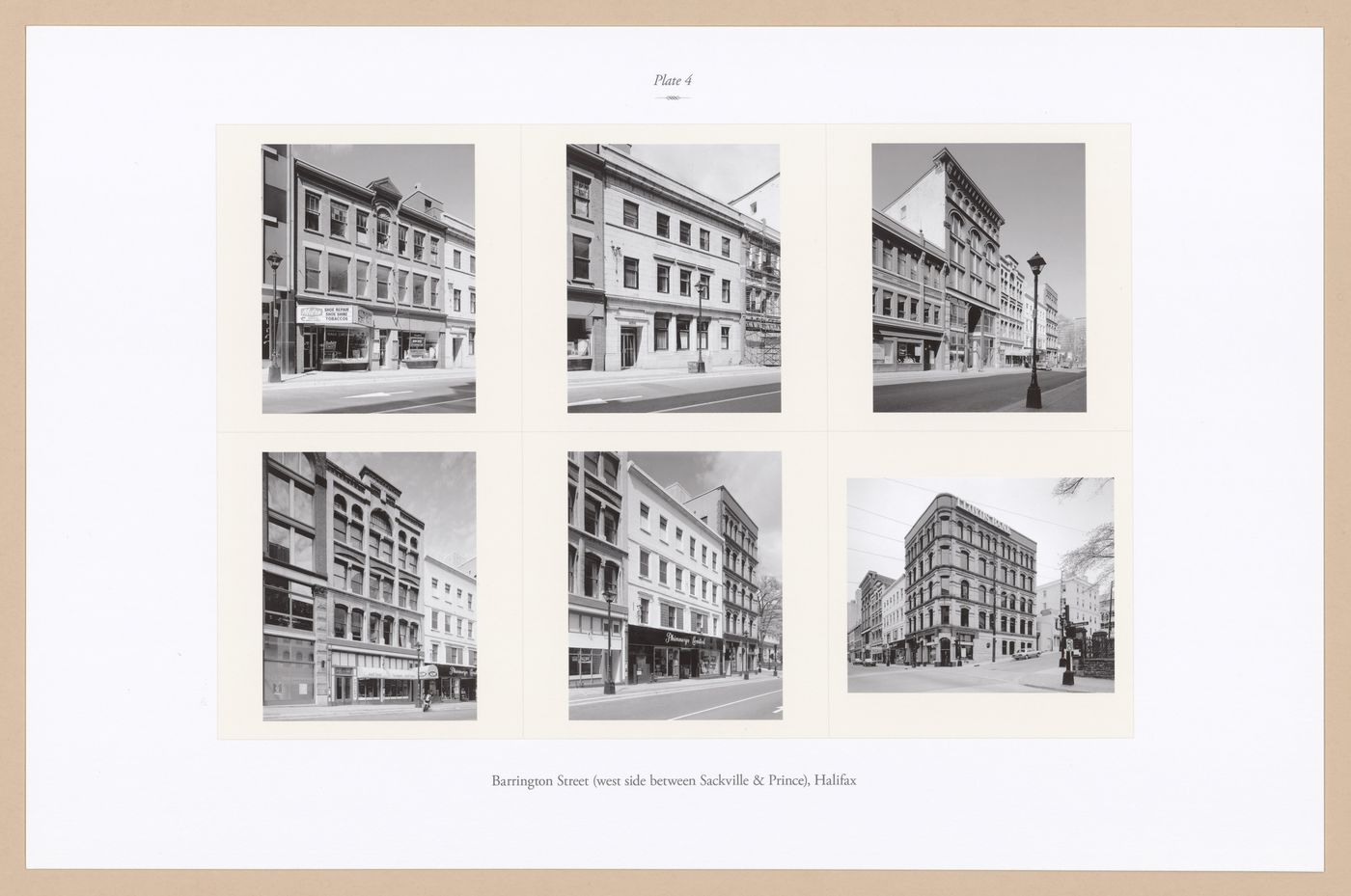 Plate 4: Barrington Street, Halifax (1 of 4), from the portfolio A Nova Scotia Archive