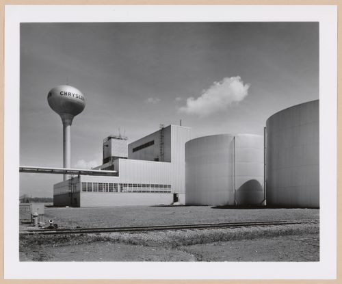 View of the lateral and rear [?] façades of the Boiler House, Chrysler Corporation Automotive Body division Ohio Stamping [sic] Plant, Summit County, Ohio