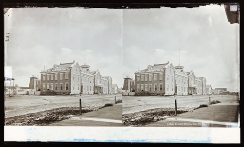 Stereograph of Horton House, San Diego, California, United States of America (demolished 1905)