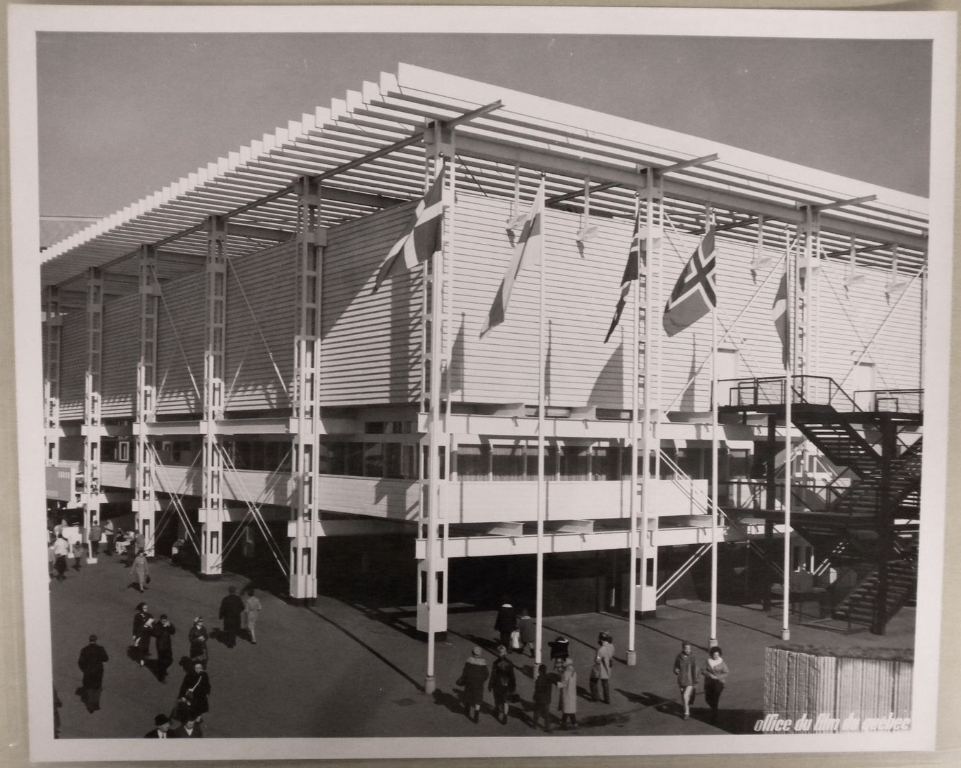View of the Scandinavian Pavilion, Expo 67, Montréal, Québec