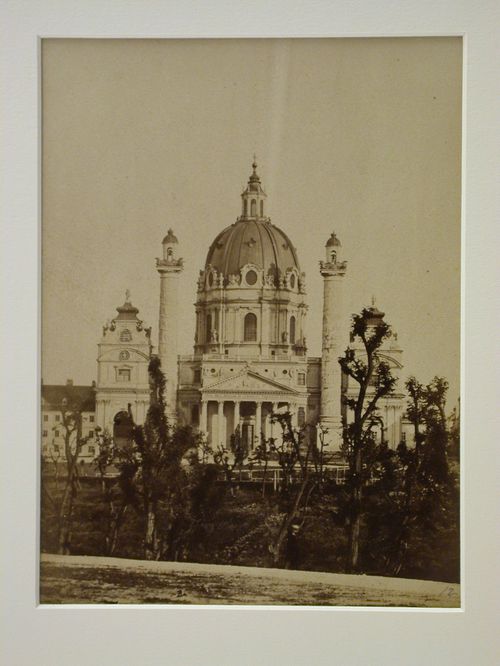 Exterior view of Karlskirche, Vienna, Austria