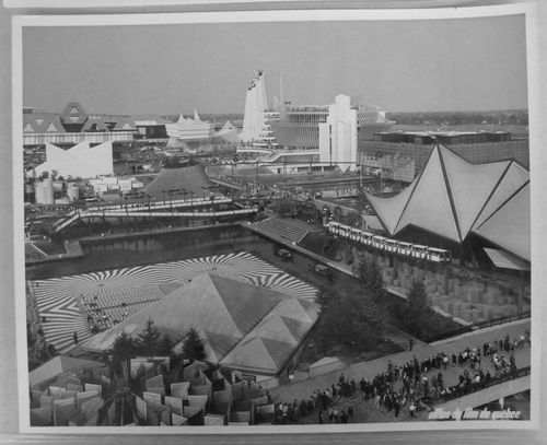 Partial view of the Île Notre-Dame site, Expo 67, Montréal, Québec