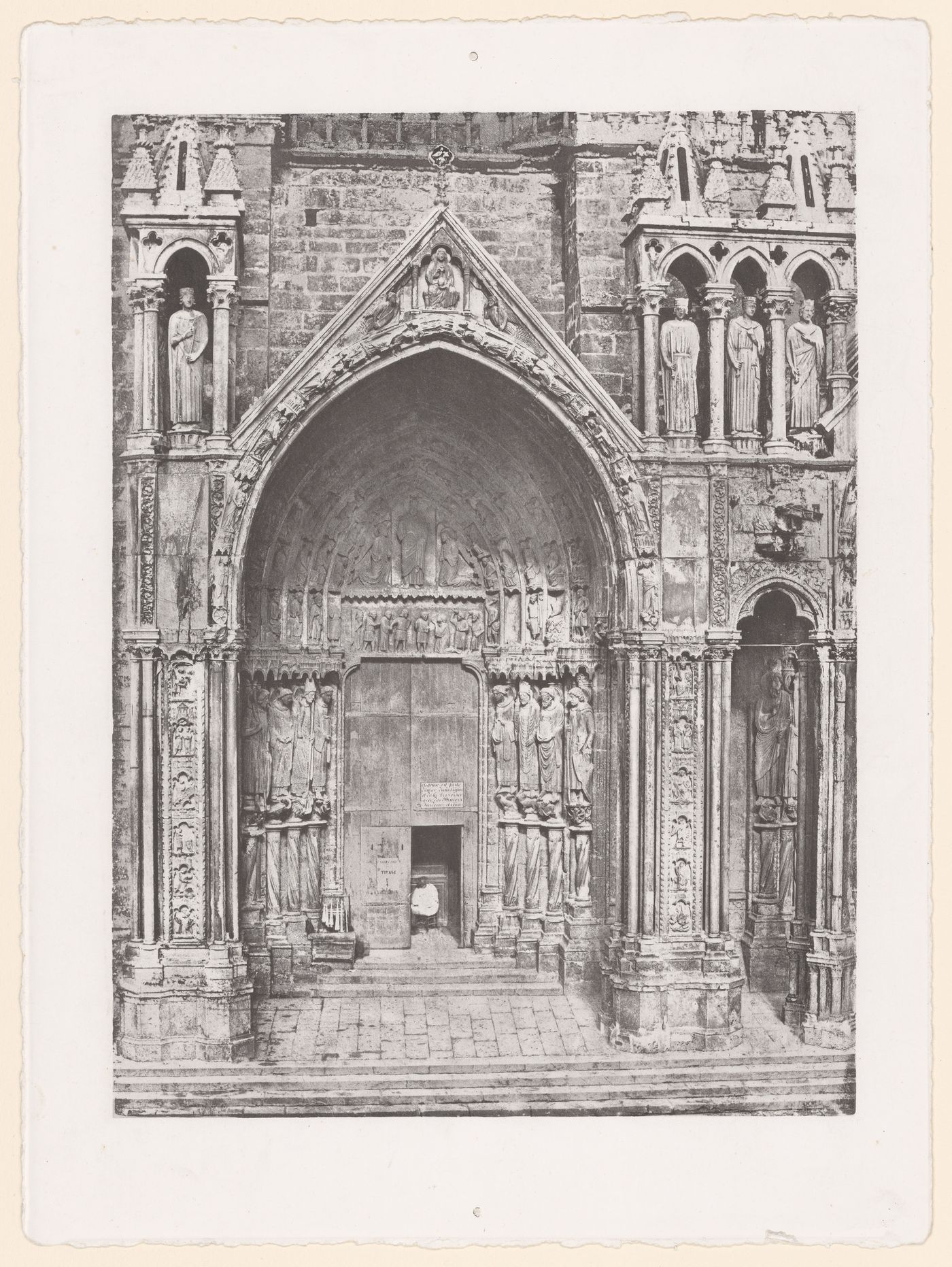 South Transept Porch, Left Portal, Chartres Cathedral, France