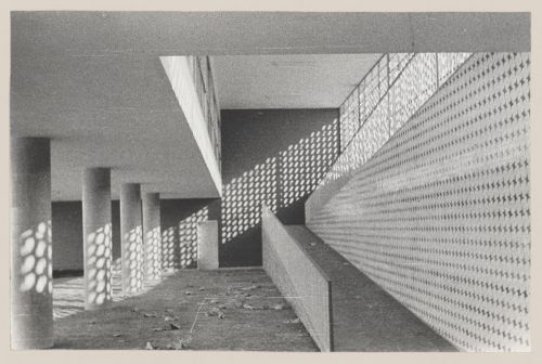 View of Martagão Gesteira Childcare and Pediatrics Institute, under construction, Rio de Janeiro, Brazil