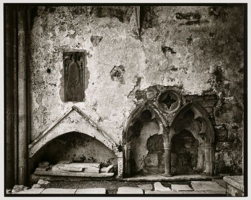 Interior of nave wall. Corcomroe Cistercian Abbey, County Clare, Ireland