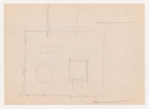 Sketch plan for Museum for a Small City