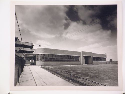 View of the principal façade of the Personnel Building, American Steel Foundries Cast Armor Plant, East Chicago, Indiana