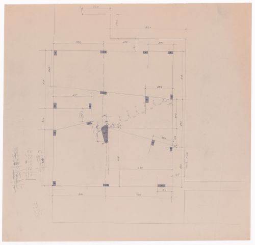 Survey drawing for Casa Miggiano, Otranto, Italy