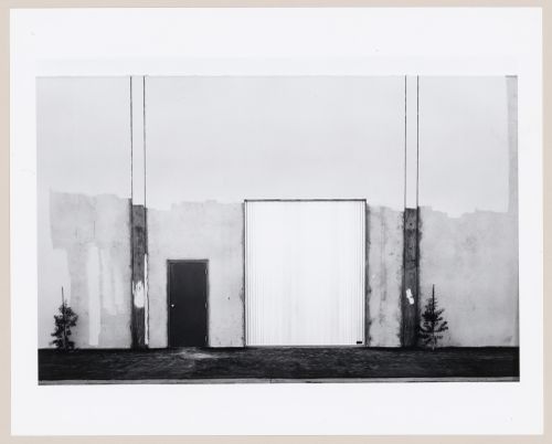 View of an industrial structure during painting, Irvine, California, United States, from the series “The new Industrial Parks near Irvine, California”