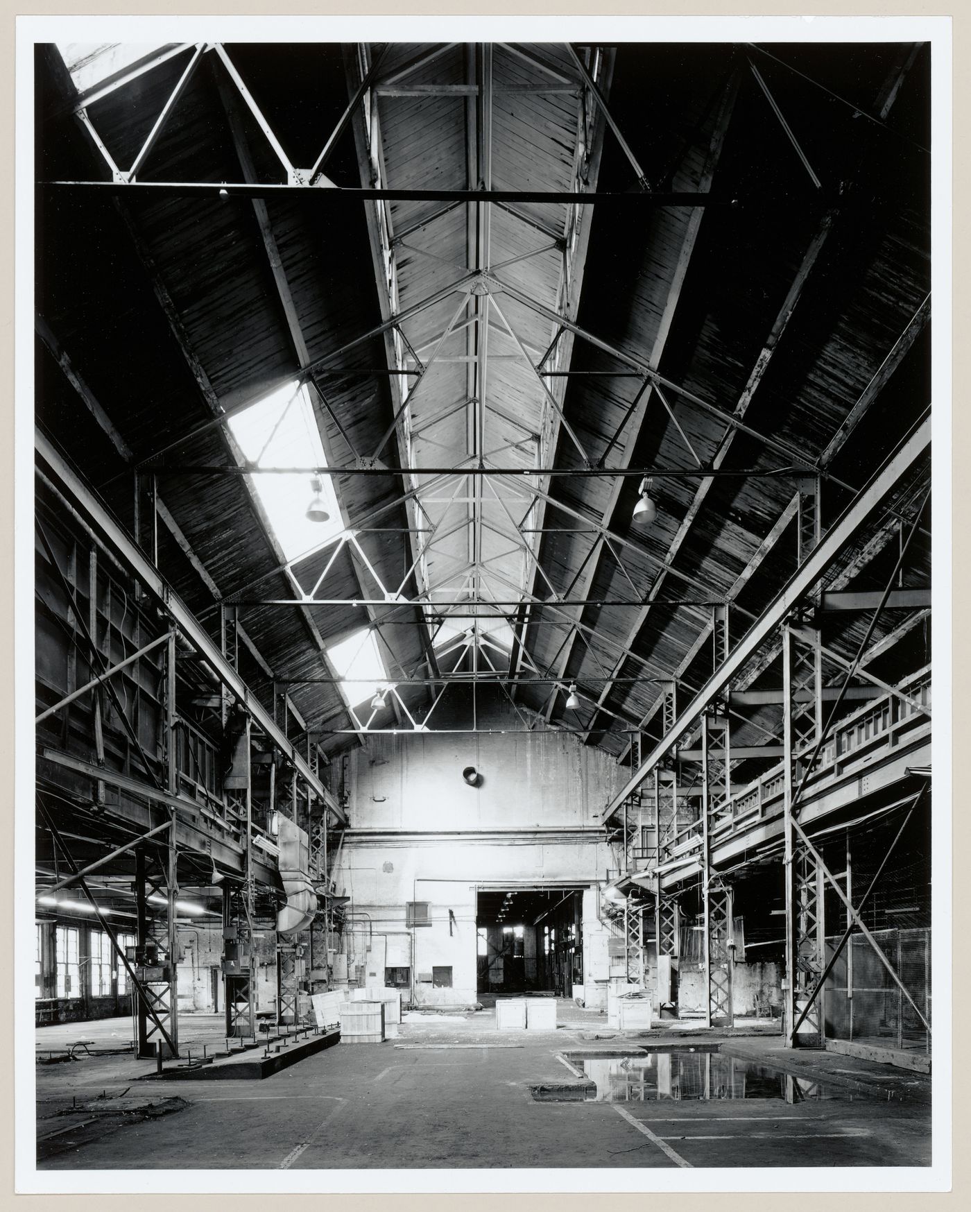 Interior view of workshops on the main floor of the Caledonian Ironworks Building, Montréal, Québec