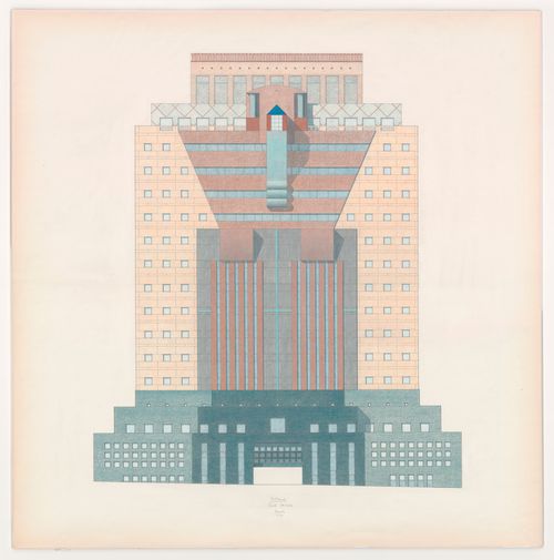 Elevation for Portland Public Office Building