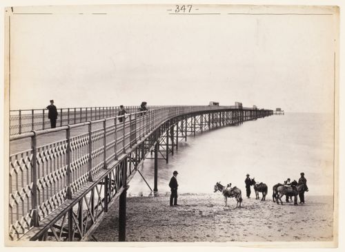 The pier and beach, Rhyl, Wales