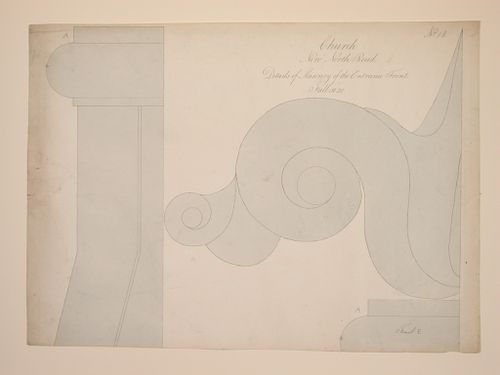 Church-New North Road-No.18Details of Masonry, Front Entrance