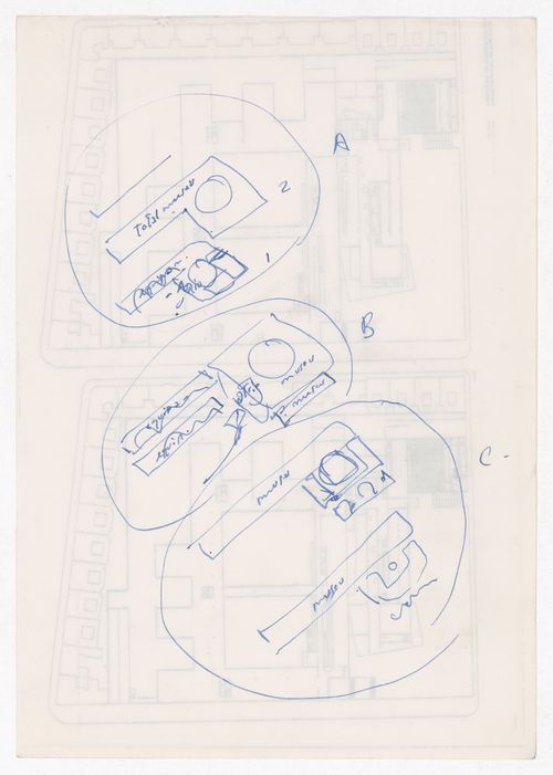 Sketch plans for Centro Cultural de la Defensa - 1º Fase - 2º Fase, Madrid, Spain