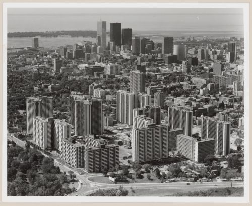 Toronto with St. James Town in foreground, Ontario