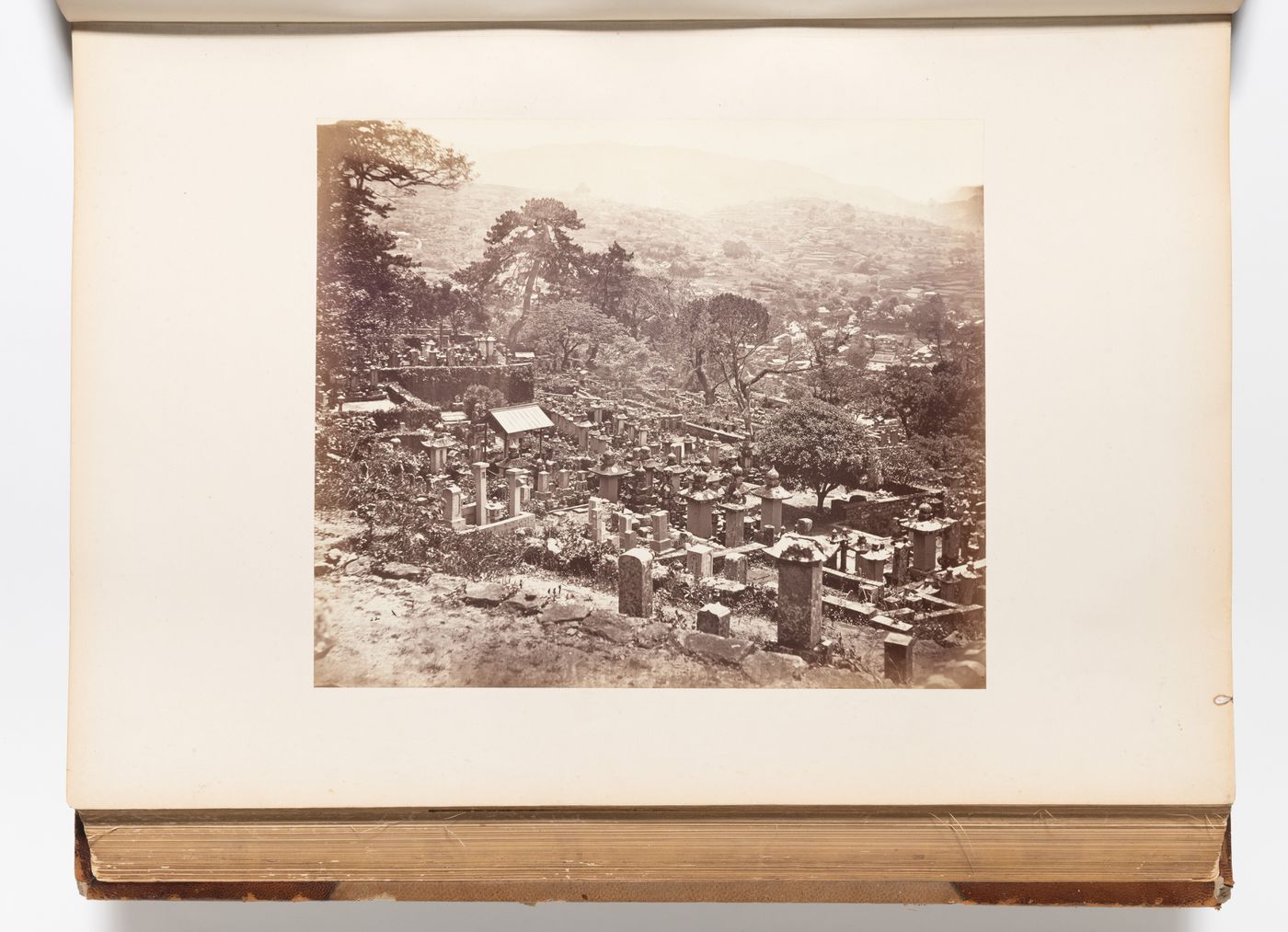 View of the cemetery within Shuntokuji Temple, Nagasaki, Japan